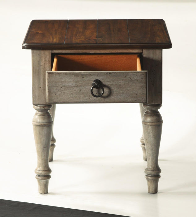 Flexsteel Plymouth End Table in Two-Tone - Holmwood's Furniture & Design Center (Somersworth, NH)