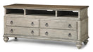 Flexsteel Plymouth Entertainment Base in Two-Tone - Holmwood's Furniture & Design Center (Somersworth, NH)