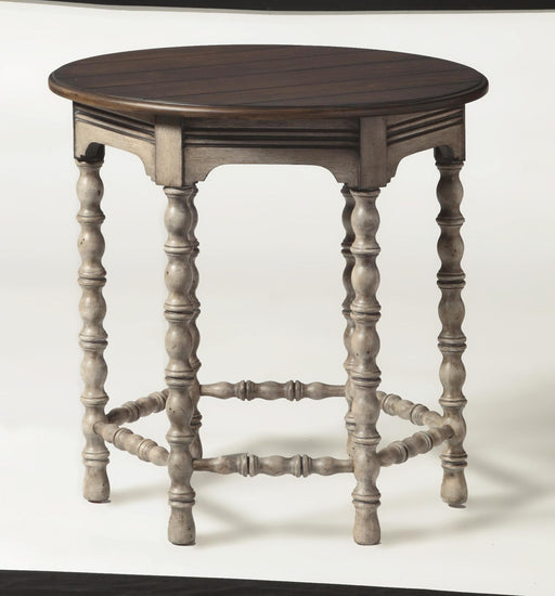 Flexsteel Plymouth Lamp Table in Two-Tone - Holmwood's Furniture & Design Center (Somersworth, NH)