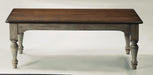 Flexsteel Plymouth Rectangular Cocktail Table in Two-Tone - Holmwood's Furniture & Design Center (Somersworth, NH)