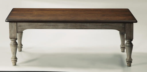 Flexsteel Plymouth Rectangular Cocktail Table in Two-Tone - Holmwood's Furniture & Design Center (Somersworth, NH)