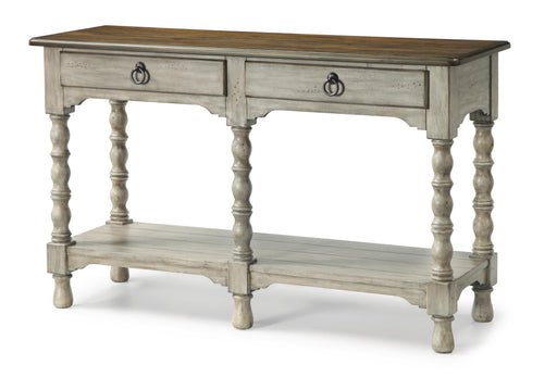 Flexsteel Plymouth Sofa Table with Drawer in Two-Tone - Holmwood's Furniture & Design Center (Somersworth, NH)