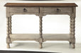 Flexsteel Plymouth Sofa Table with Drawer in Two-Tone - Holmwood's Furniture & Design Center (Somersworth, NH)