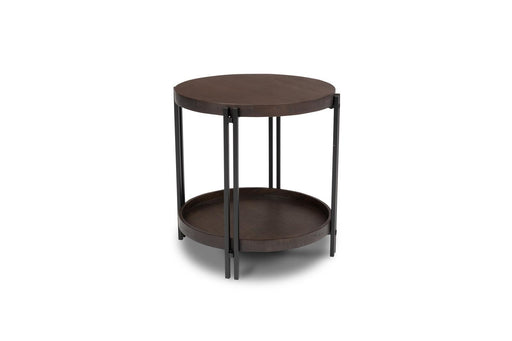 Flexsteel Prairie Round Lamp Table - Holmwood's Furniture & Design Center (Somersworth, NH)