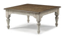 Flexsteel Plymouth Square Cocktail Table in Two-Tone - Holmwood's Furniture & Design Center (Somersworth, NH)