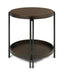 Flexsteel Prairie Round Lamp Table - Holmwood's Furniture & Design Center (Somersworth, NH)
