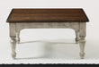 Flexsteel Plymouth Square Cocktail Table in Two-Tone - Holmwood's Furniture & Design Center (Somersworth, NH)