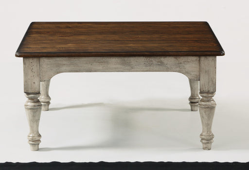 Flexsteel Plymouth Square Cocktail Table in Two-Tone - Holmwood's Furniture & Design Center (Somersworth, NH)