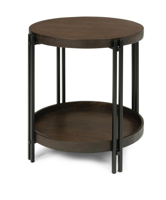 Flexsteel Prairie Round Lamp Table - Holmwood's Furniture & Design Center (Somersworth, NH)