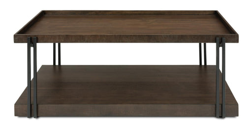 Flexsteel Prairie Rectangular Cocktail Table with Casters - Holmwood's Furniture & Design Center (Somersworth, NH)