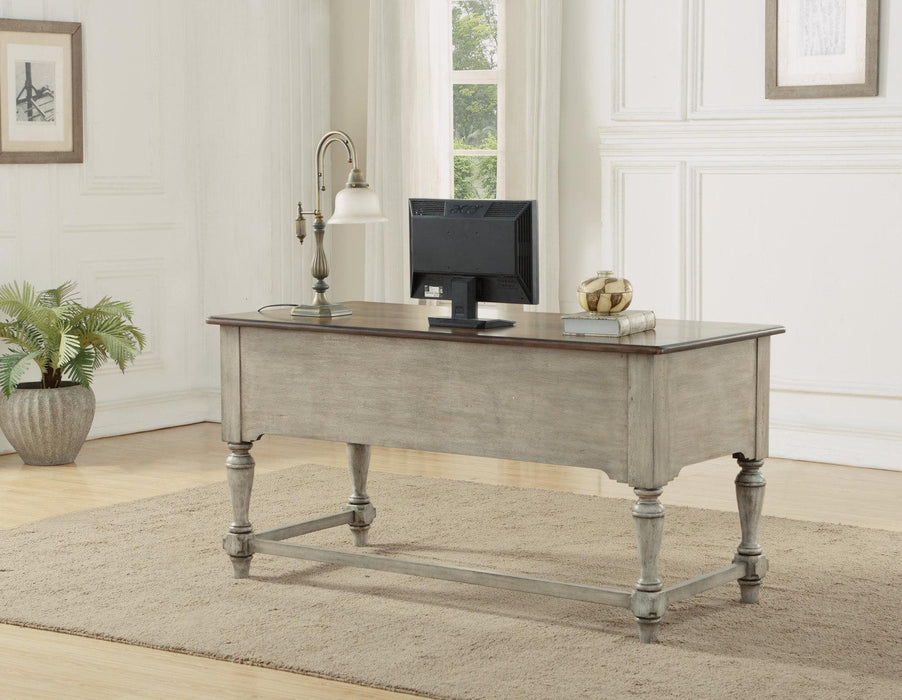 Flexsteel Plymouth Writing Desk in Two-Tone - Holmwood's Furniture & Design Center (Somersworth, NH)