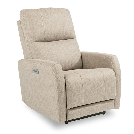 Flexsteel Sadie Power Recliner with Power Headrest and Lumbar - Holmwood's Furniture & Design Center (Somersworth, NH)