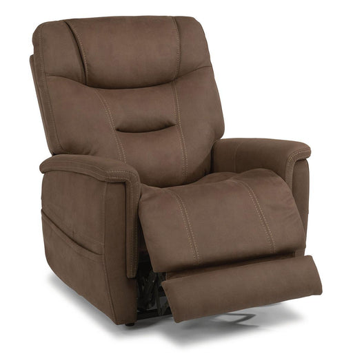 Flexsteel Shaw Power Lift Recliner - Holmwood's Furniture & Design Center (Somersworth, NH)