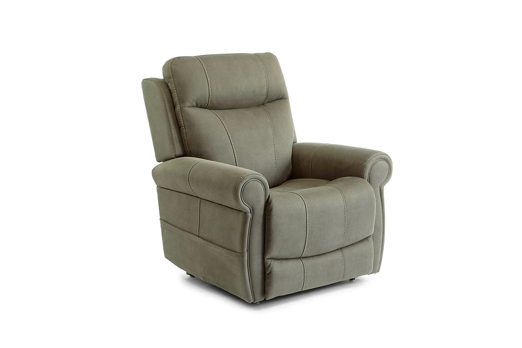Flexsteel Stewart Power Lift Recliner with Power Headrest and Lumbar - Holmwood's Furniture & Design Center (Somersworth, NH)