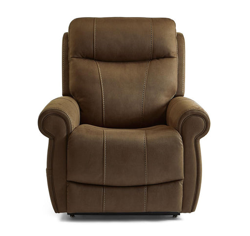 Flexsteel Stewart Power Lift Recliner with Power Headrest and Lumbar - Holmwood's Furniture & Design Center (Somersworth, NH)