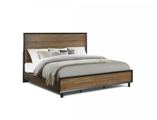 Flexsteel Wynwood Alpine Queen Panel Bed in Two-Tone - Holmwood's Furniture & Design Center (Somersworth, NH)