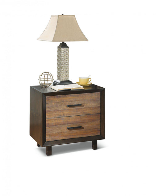 Flexsteel Wynwood Alpine Night Stand in Two-Tone - Holmwood's Furniture & Design Center (Somersworth, NH)