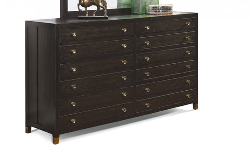 Flexsteel Wynwood Cologne Dresser in Dark Brown - Holmwood's Furniture & Design Center (Somersworth, NH)