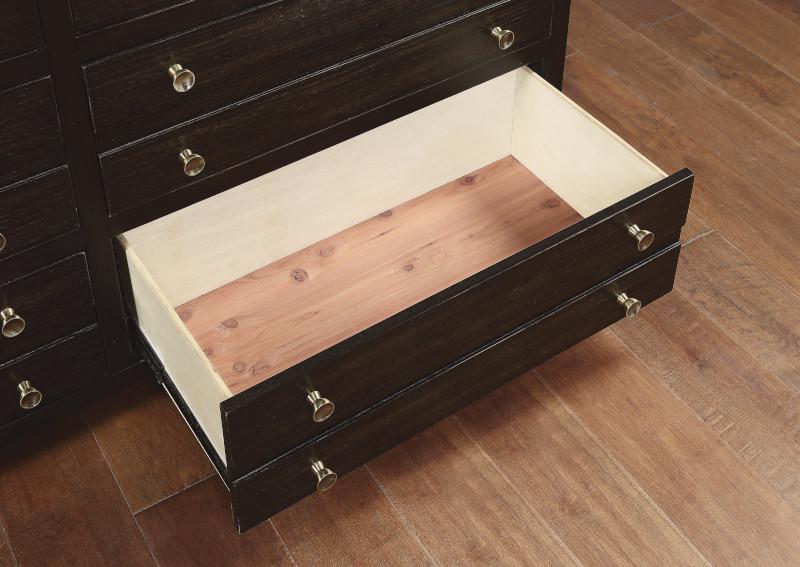 Flexsteel Wynwood Cologne Dresser in Dark Brown - Holmwood's Furniture & Design Center (Somersworth, NH)