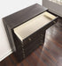 Flexsteel Wynwood Cologne Drawer Chest in Dark Brown - Holmwood's Furniture & Design Center (Somersworth, NH)