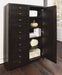 Flexsteel Wynwood Cologne Gentleman's Chest in Dark Brown - Holmwood's Furniture & Design Center (Somersworth, NH)