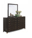 Flexsteel Wynwood Cologne Mirror in Dark Brown - Holmwood's Furniture & Design Center (Somersworth, NH)