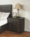 Flexsteel Wynwood Cologne Night Stand in Dark Brown - Holmwood's Furniture & Design Center (Somersworth, NH)