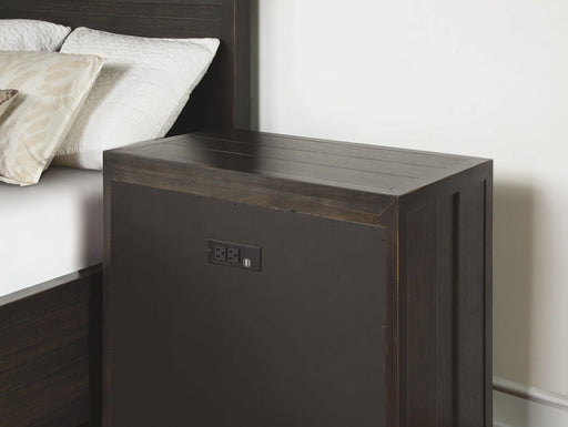 Flexsteel Wynwood Cologne Night Stand in Dark Brown - Holmwood's Furniture & Design Center (Somersworth, NH)