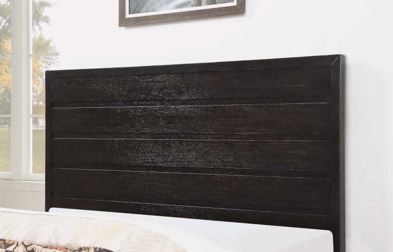 Flexsteel Wynwood Cologne Queen Panel Bed in Dark Brown - Holmwood's Furniture & Design Center (Somersworth, NH)