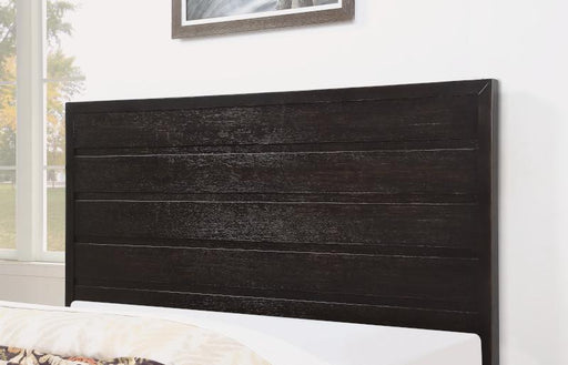 Flexsteel Wynwood Cologne California King Panel Bed in Dark Brown - Holmwood's Furniture & Design Center (Somersworth, NH)