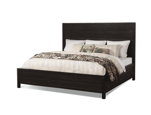 Flexsteel Wynwood Cologne Queen Storage Bed in Dark Brown - Holmwood's Furniture & Design Center (Somersworth, NH)