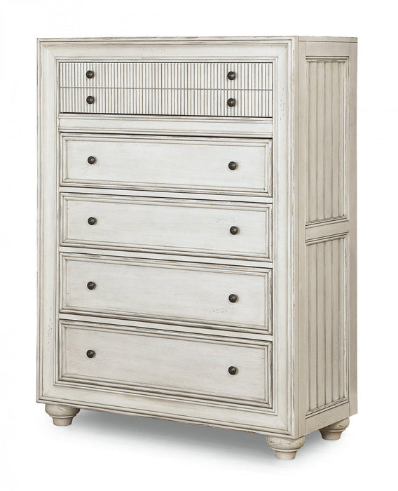 Flexsteel Wynwood Harmony Drawer Chest in White Wood - Holmwood's Furniture & Design Center (Somersworth, NH)