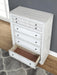 Flexsteel Wynwood Harmony Drawer Chest in White Wood - Holmwood's Furniture & Design Center (Somersworth, NH)
