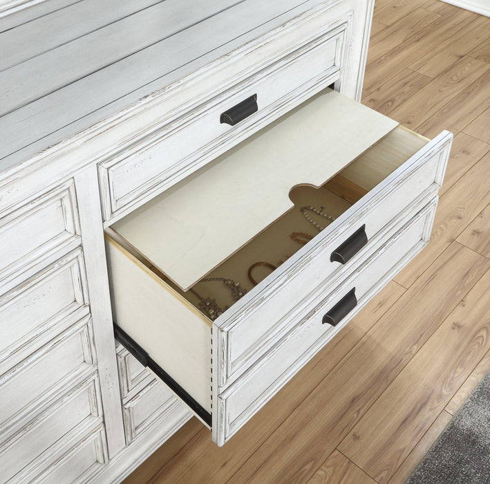 Flexsteel Wynwood Harmony Dresser in White Wood - Holmwood's Furniture & Design Center (Somersworth, NH)
