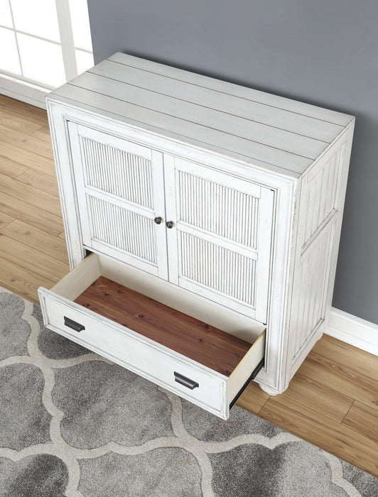 Flexsteel Wynwood Harmony Media Chest in White Wood - Holmwood's Furniture & Design Center (Somersworth, NH)