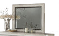 Flexsteel Wynwood Harmony Mirror in White Wood - Holmwood's Furniture & Design Center (Somersworth, NH)