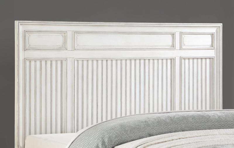 Flexsteel Wynwood Harmony Queen Panel Bed in White Wood - Holmwood's Furniture & Design Center (Somersworth, NH)