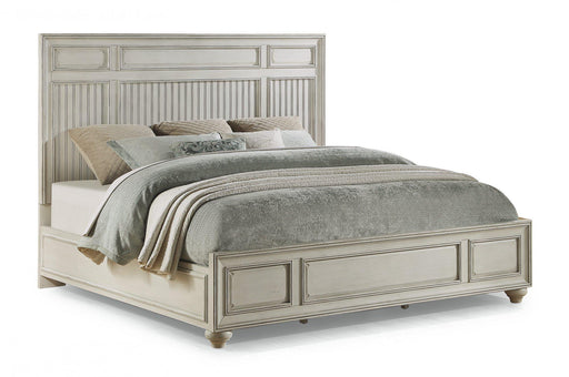Flexsteel Wynwood Harmony California King Panel Bed in White Wood - Holmwood's Furniture & Design Center (Somersworth, NH)