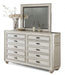 Flexsteel Wynwood Harmony Mirror in White Wood - Holmwood's Furniture & Design Center (Somersworth, NH)
