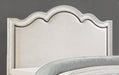 Flexsteel Wynwood Harmony Queen Upholstered Panel Bed in White Wood - Holmwood's Furniture & Design Center (Somersworth, NH)