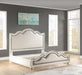 Flexsteel Wynwood Harmony Queen Upholstered Panel Bed in White Wood - Holmwood's Furniture & Design Center (Somersworth, NH)