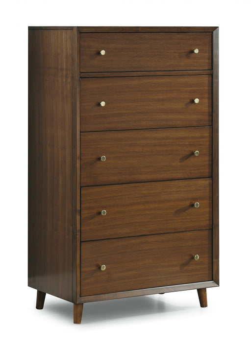 Flexsteel Wynwood Ludwig Drawer Chest in Medium Brown - Holmwood's Furniture & Design Center (Somersworth, NH)