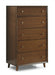 Flexsteel Wynwood Ludwig Drawer Chest in Medium Brown - Holmwood's Furniture & Design Center (Somersworth, NH)