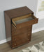 Flexsteel Wynwood Ludwig Drawer Chest in Medium Brown - Holmwood's Furniture & Design Center (Somersworth, NH)