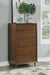 Flexsteel Wynwood Ludwig Drawer Chest in Medium Brown - Holmwood's Furniture & Design Center (Somersworth, NH)