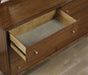 Flexsteel Wynwood Ludwig Dresser in Medium Brown - Holmwood's Furniture & Design Center (Somersworth, NH)