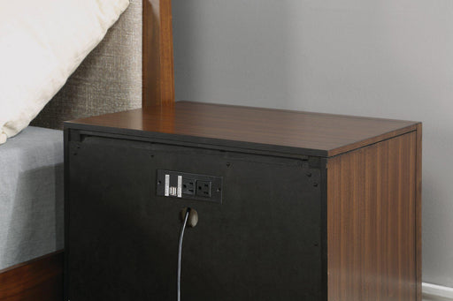 Flexsteel Wynwood Ludwig Night Stand in Medium Brown - Holmwood's Furniture & Design Center (Somersworth, NH)