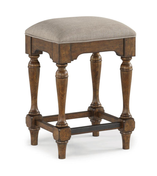 Flexsteel Wynwood Plymouth Bar Stool in Brown (Set of 2) - Holmwood's Furniture & Design Center (Somersworth, NH)