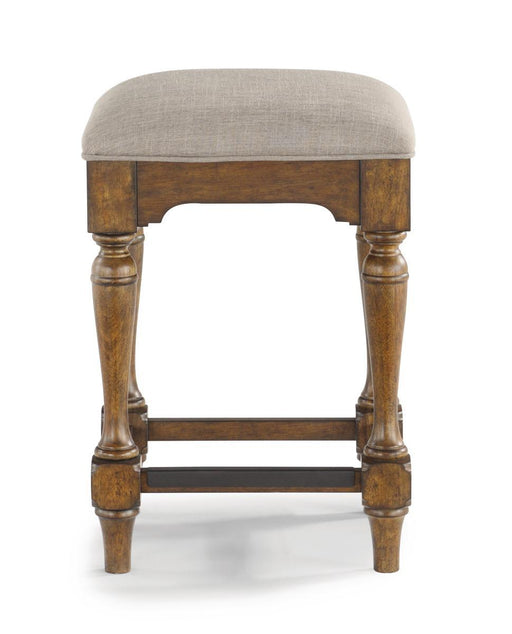 Flexsteel Wynwood Plymouth Bar Stool in Brown (Set of 2) - Holmwood's Furniture & Design Center (Somersworth, NH)