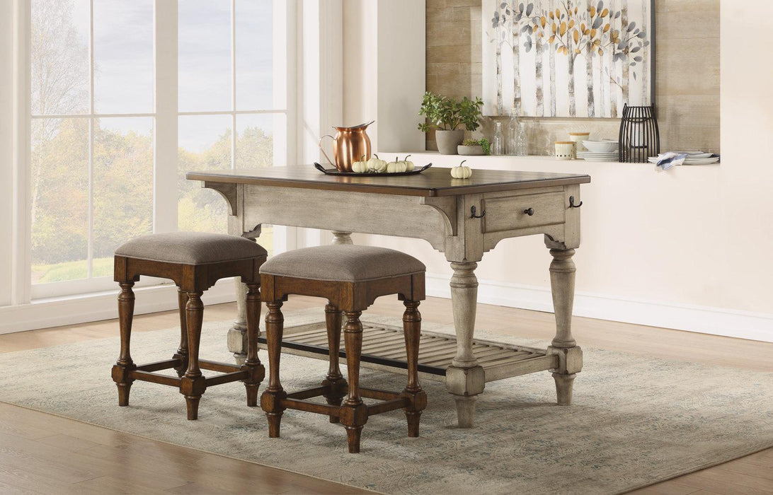 Flexsteel Wynwood Plymouth Bar Stool in Brown (Set of 2) - Holmwood's Furniture & Design Center (Somersworth, NH)